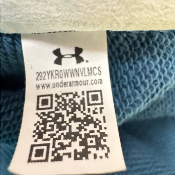 Under Armour UA BTG Terry Crop Hoodie Size Large Oversized Activewear Sporty - Picture 14 of 14